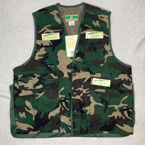 NWT Game Winner Camouflage Hunting Vest: Size Large - Picture 1 of 9